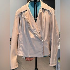Lane Bryant Faux Leather Moto Jacket